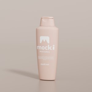 Versatile Plastic Cosmetic Bottle Mockup - Shampoo, Lotion & More