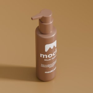 Versatile Plastic Pump Bottle Mockup - Lotion, Soap & Serum