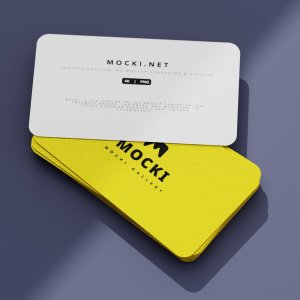 Clean Layered Business Card Mockup