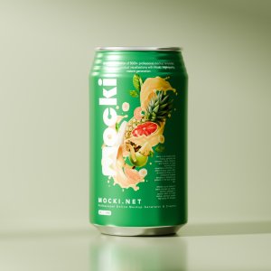 Classic Aluminum Beverage Can Mockup