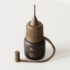 Front View Needle Tip Bottle Mockup