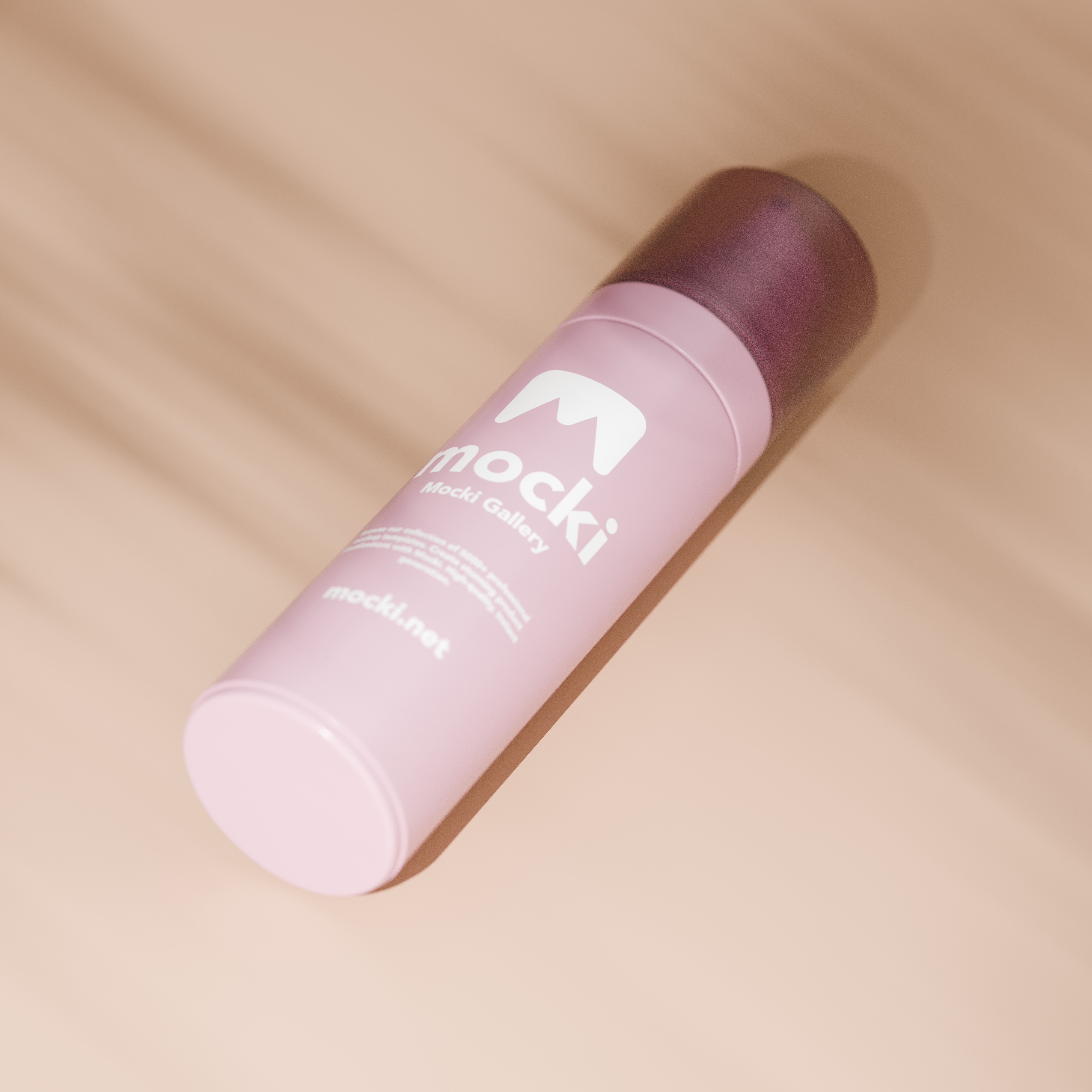 Sleek Pump Bottle Mockup for Cosmetics