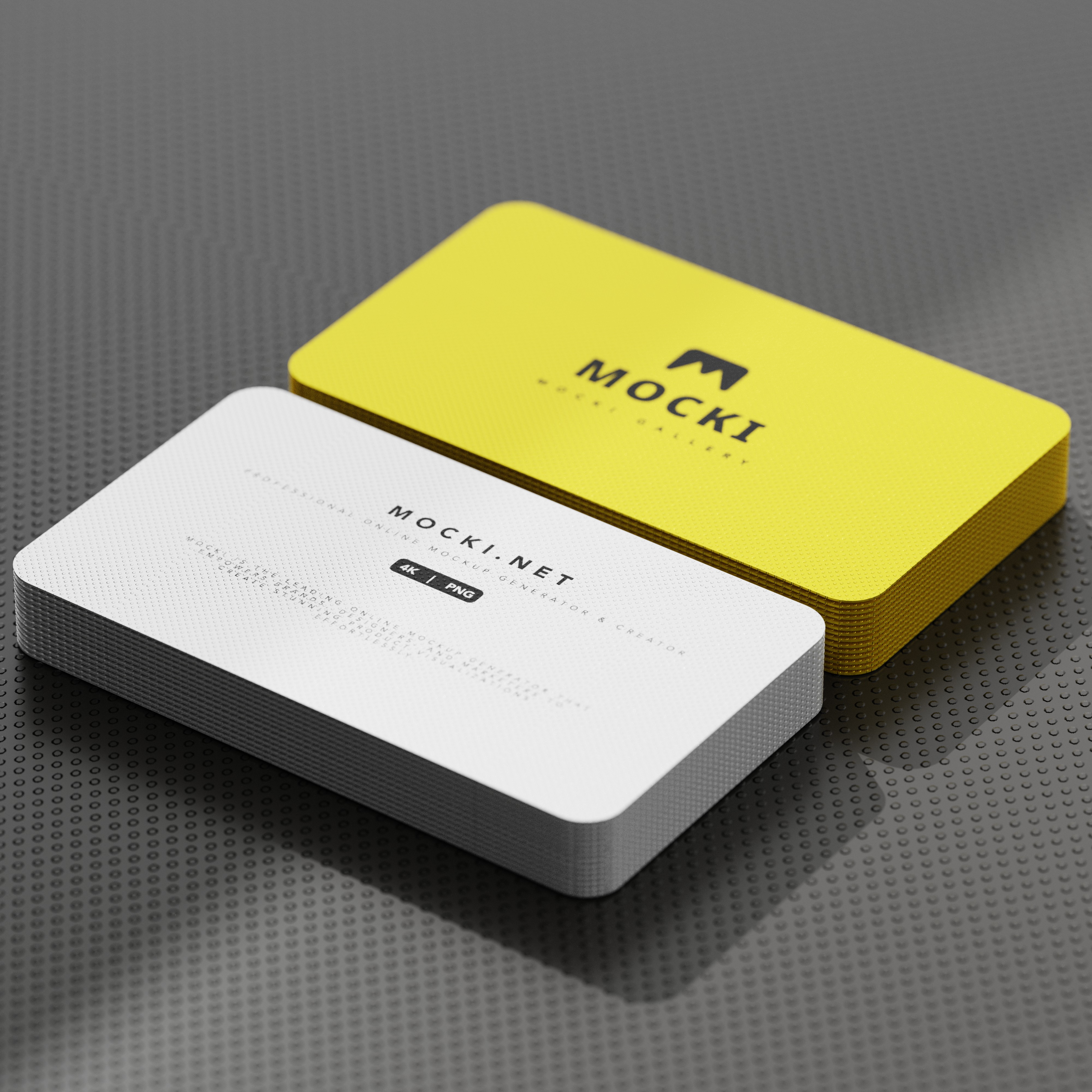 Premium Thick Stack Business Card Mockup