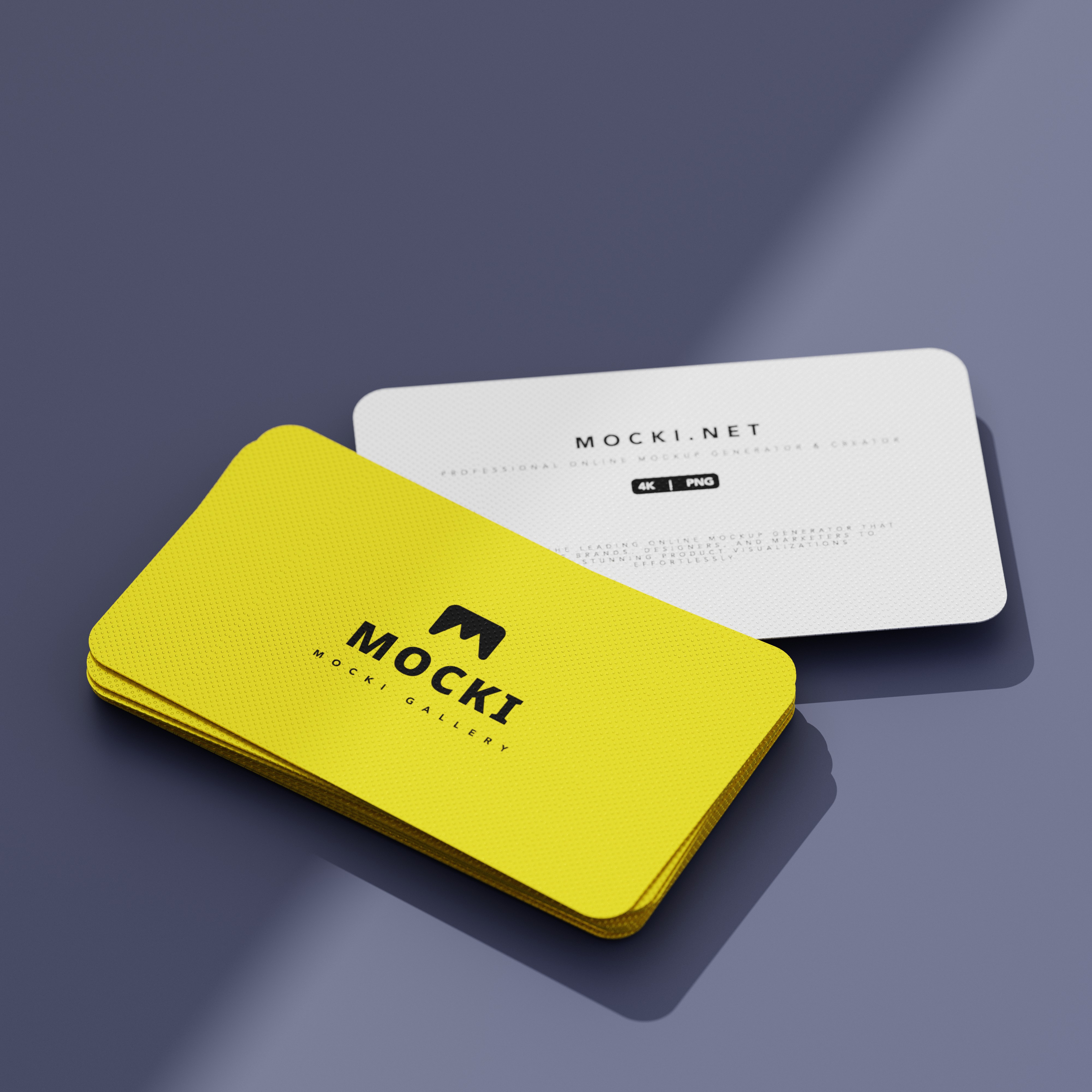 Perspective Duo Business Card Mockup