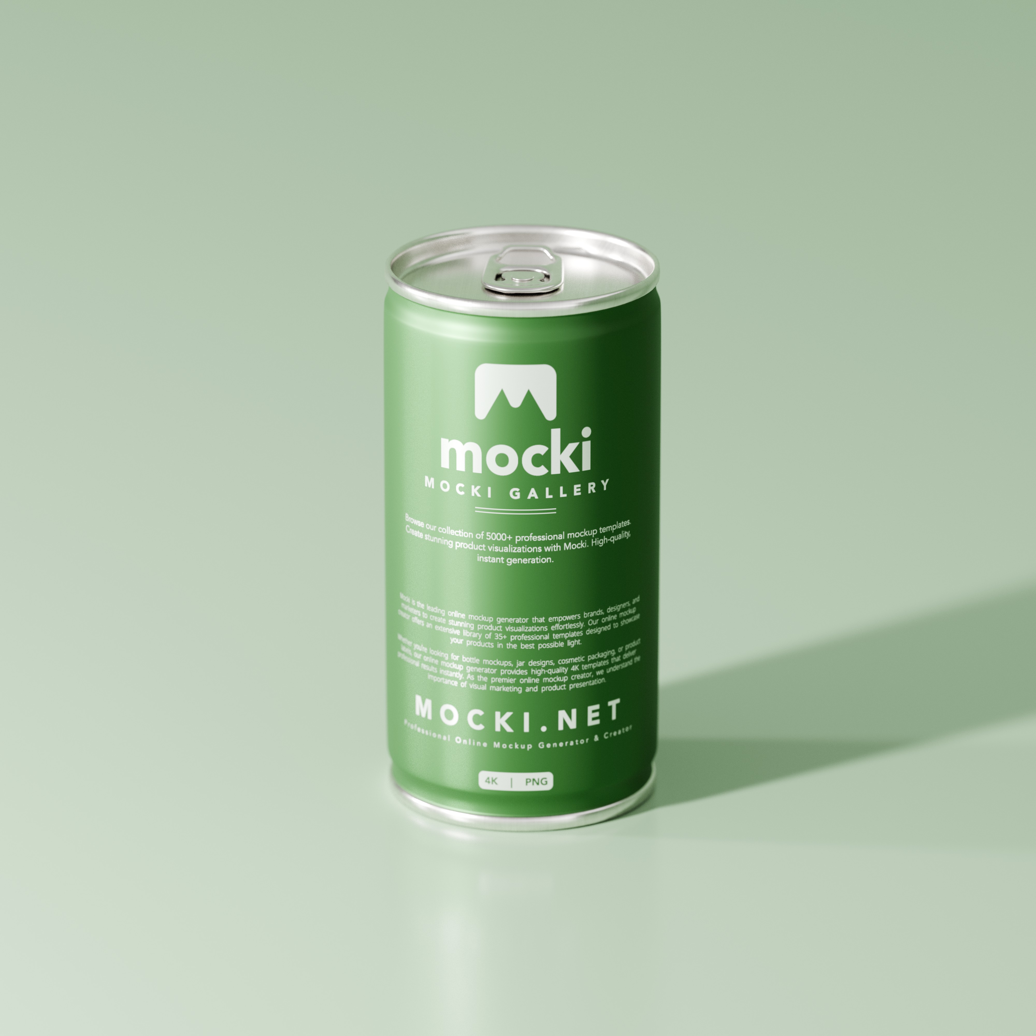 Small Soda Can Mockup