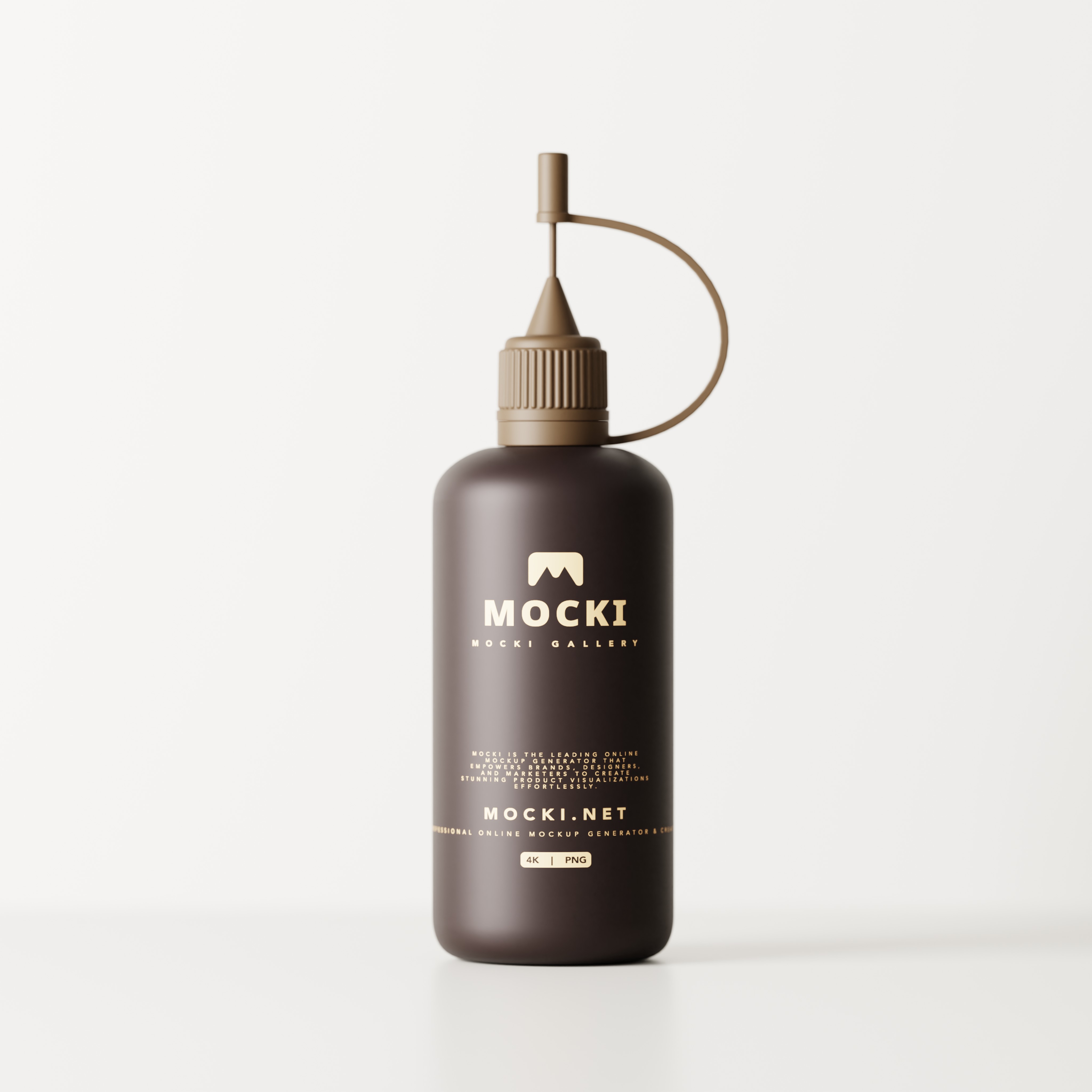 Single Precision Tip Applicator Bottle Mockup