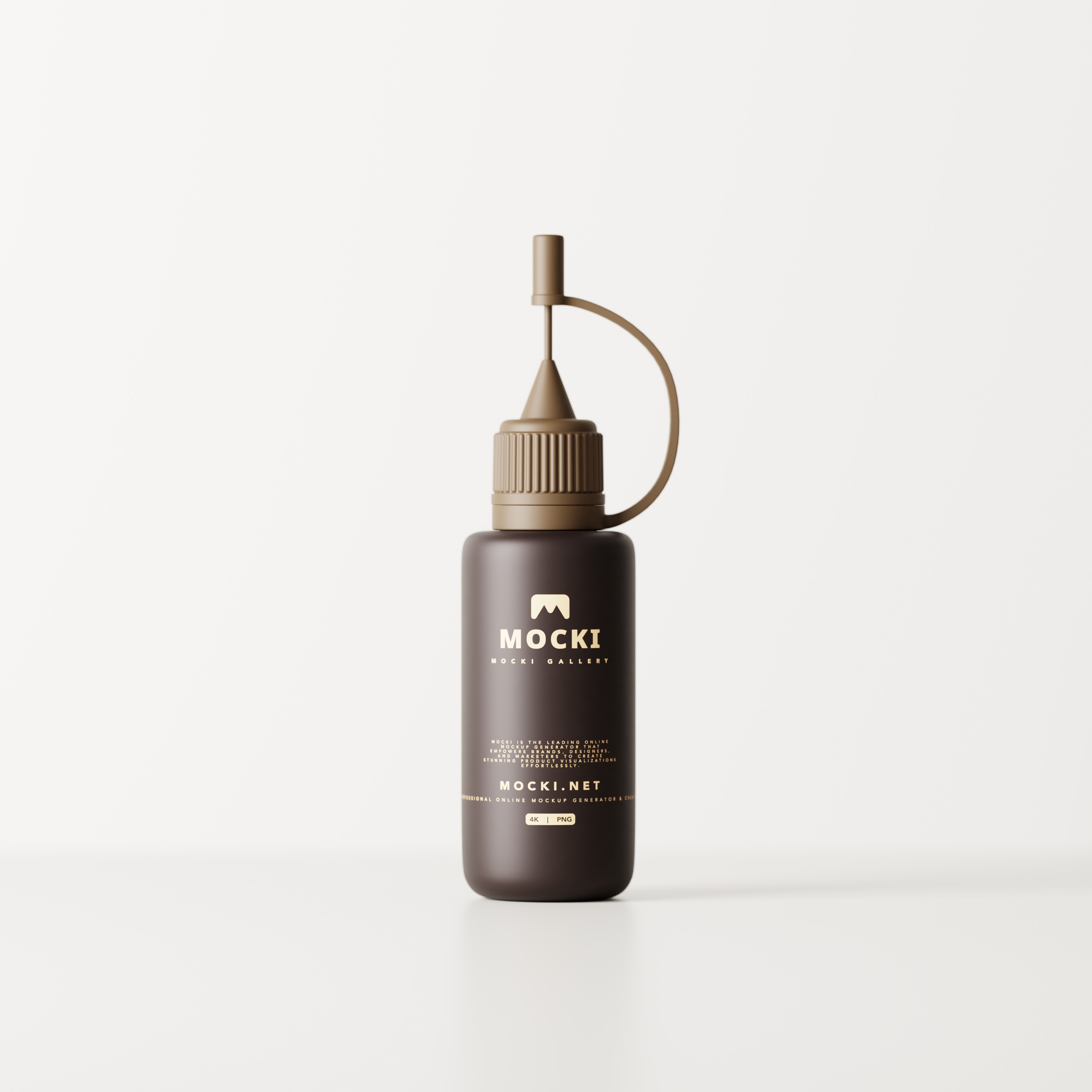 Versatile Medium Needle Tip Bottle Mockup