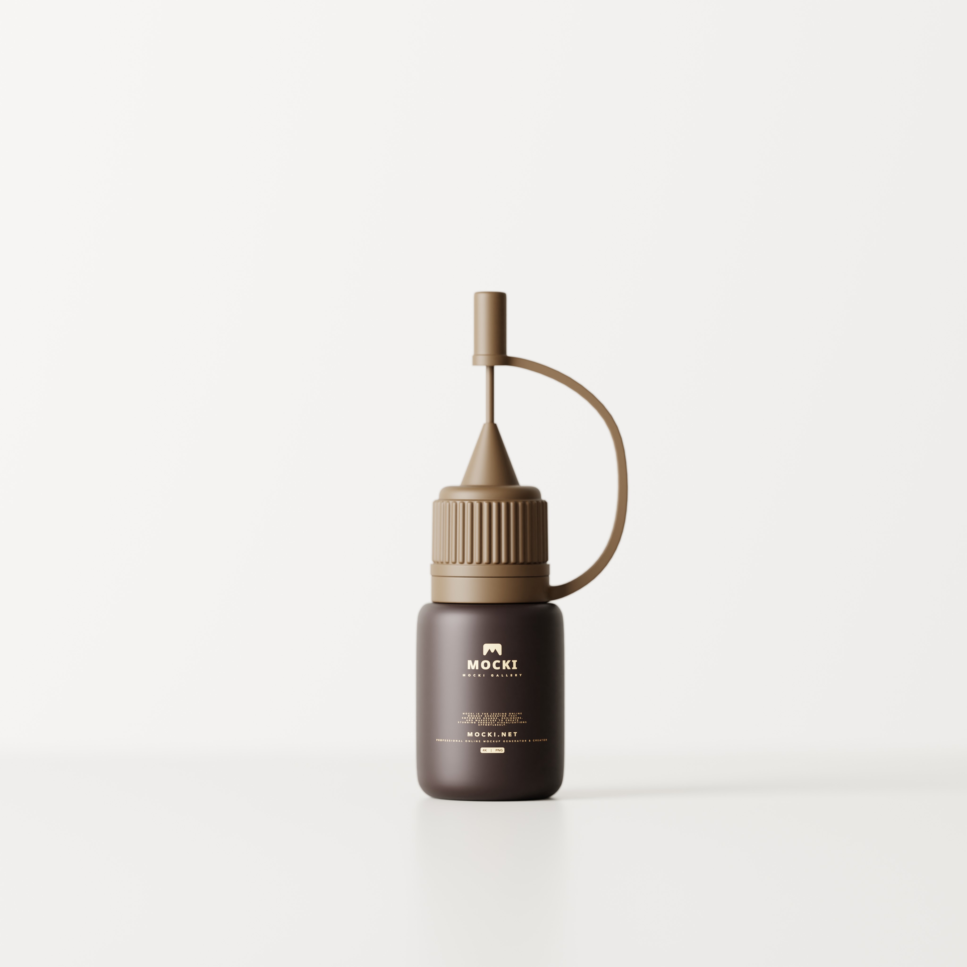 Compact Small Needle Tip Bottle Mockup