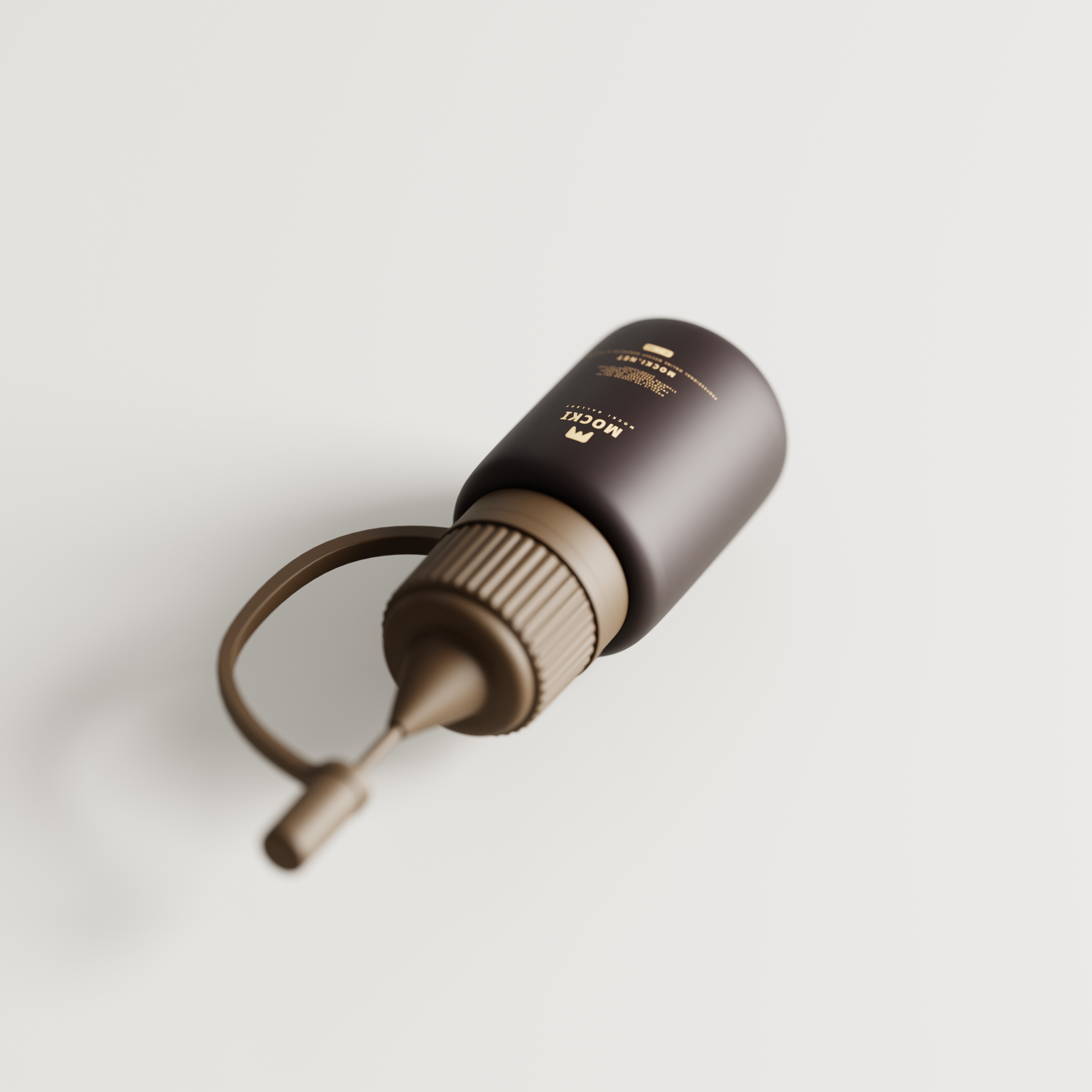 Small Precision Needle Tip Bottle Mockup