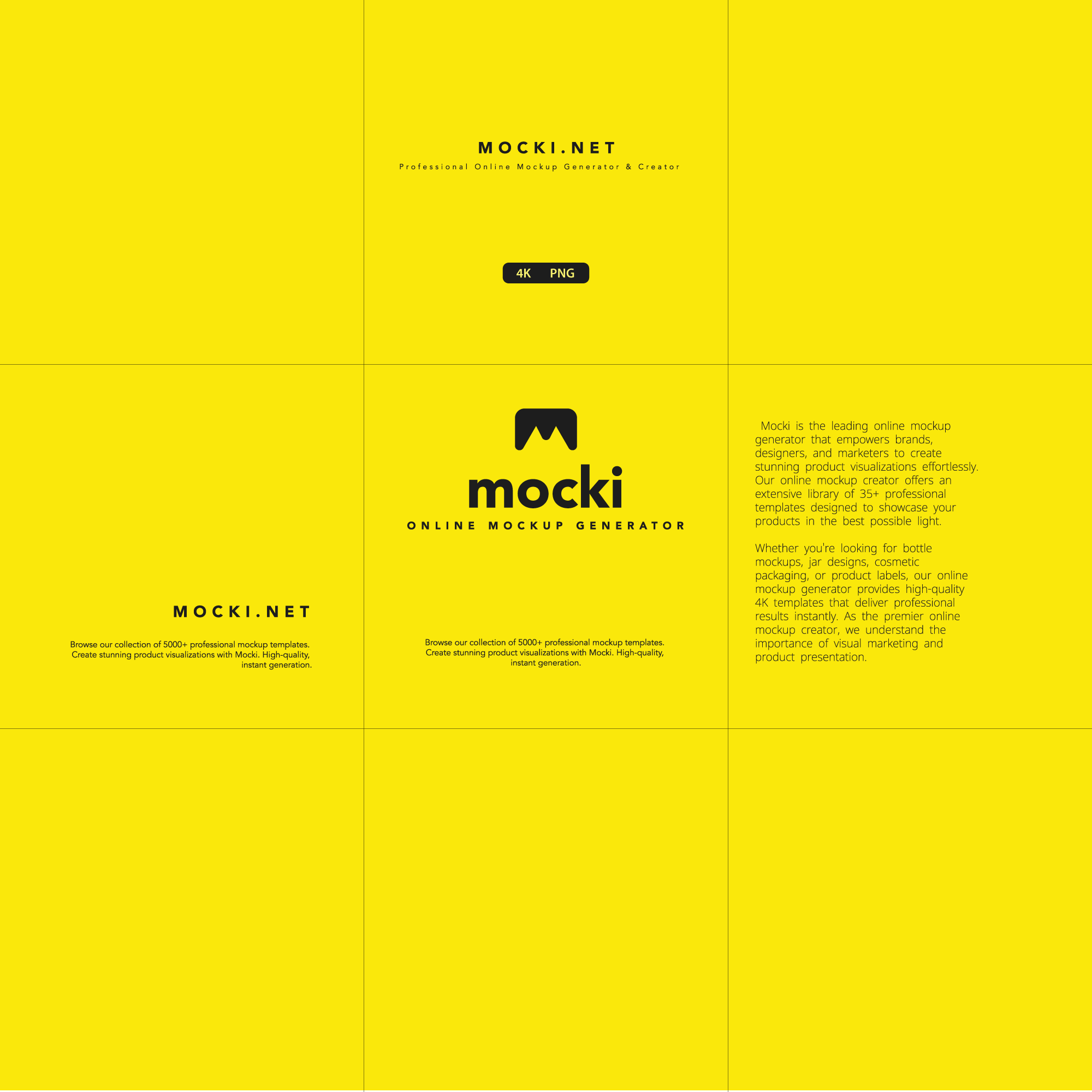 Template for Half-Open Box Front View Mockup
